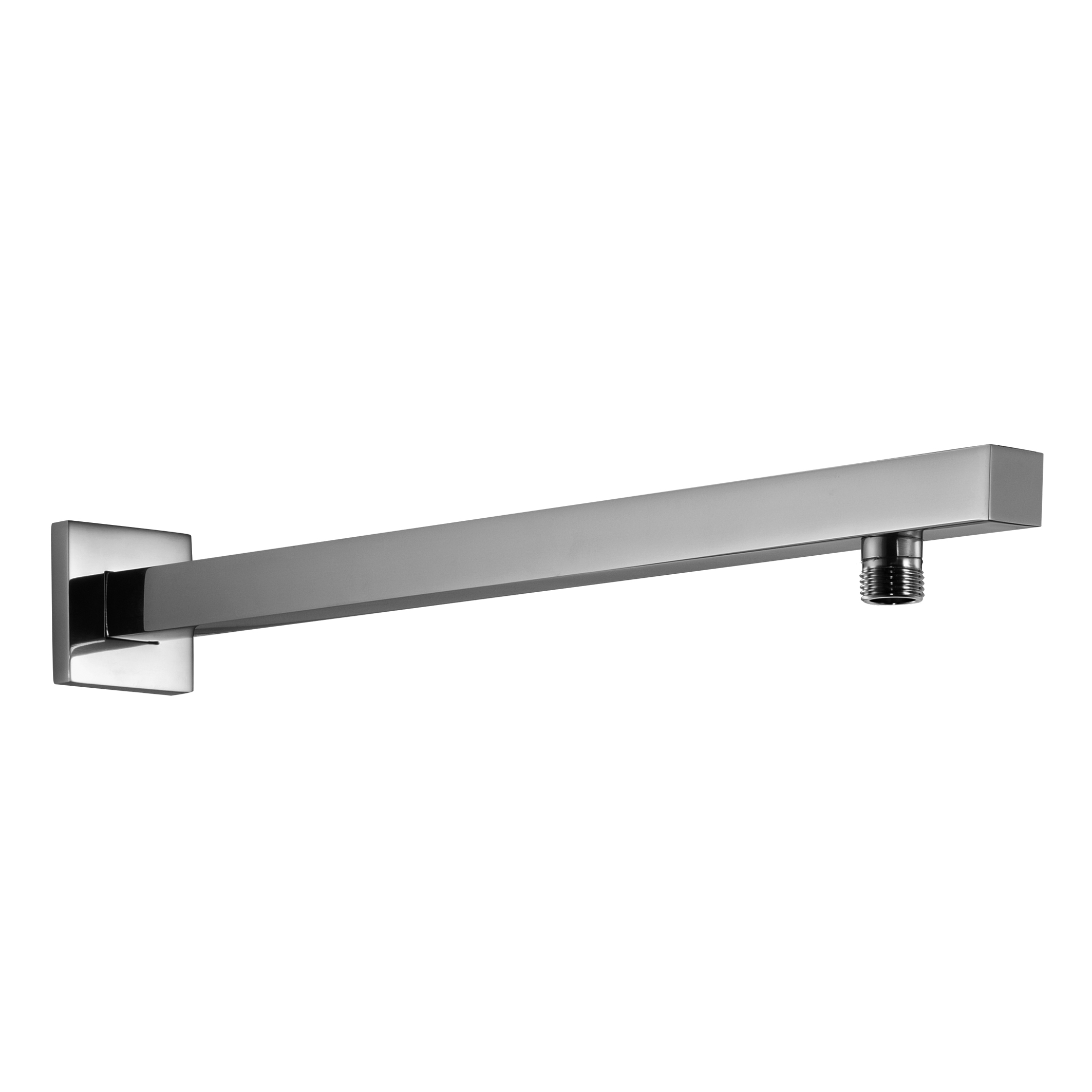 Square straight wall arm