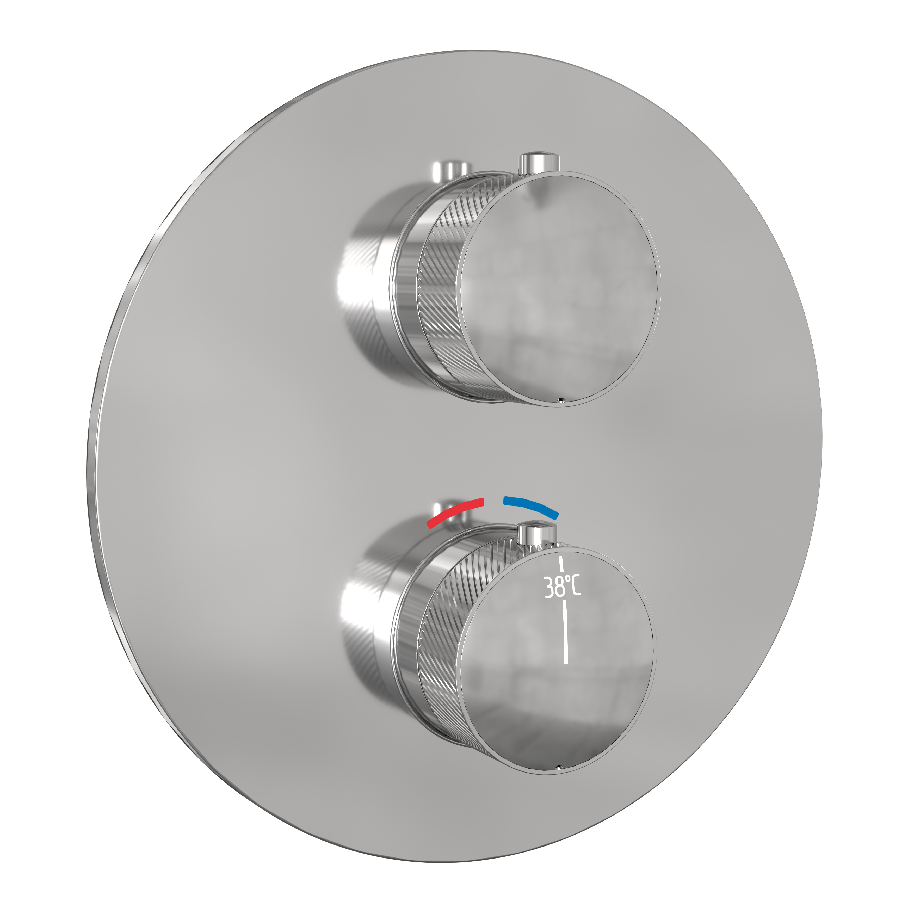 AquaXPro concealed round safety thermostat