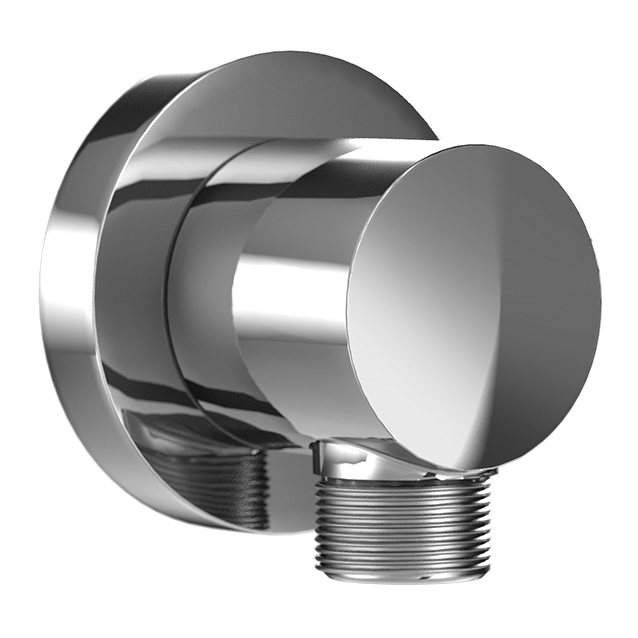 Round wall connection elbow